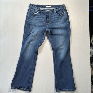 Levi's 515 Boot Cut Jeans Women's Size 16 Medium Wash Denim Pants